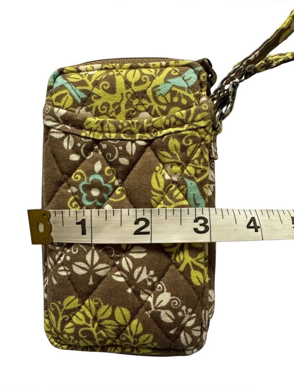 Vera Bradley Olive Green Sittin in a Retired Boho Wristlet Wallet